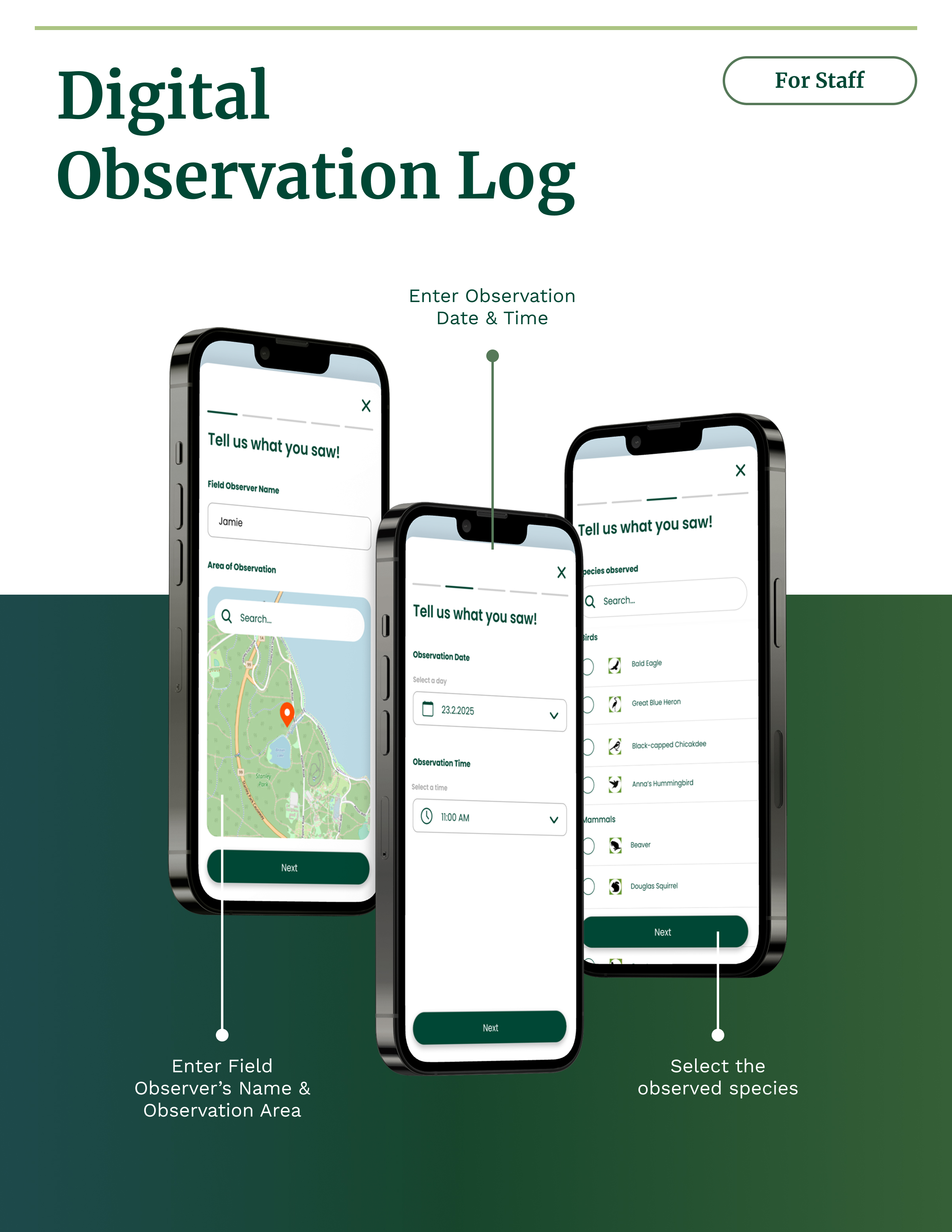 Digital observation log with annotation